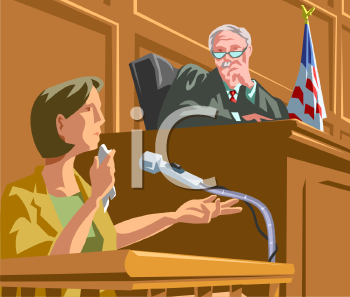 0511-1002-2402-5224_Trial_Judge_Listening_to_a_Witness_on_the_Stand_clipart_image